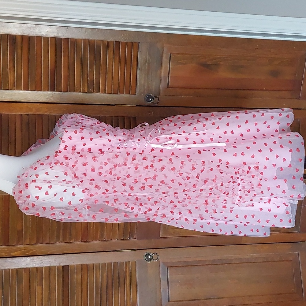 NWT Sugar Thrillz Dolls Kill Pink Heavenly Affair Babydoll Dress Sz 3X - Picture 3 of 15